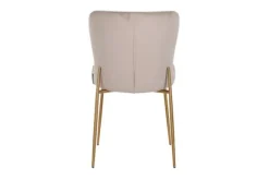 Online Eetkamerstoel 210832 Khaki Velvet Odessa Eetkamerstoelen