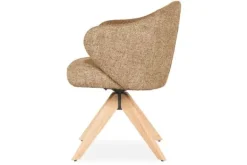 Eetkamerstoelen-Eleonora Meubelen Eetkamerstoel 96347 mosterd Connor
