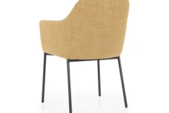 Eetkamerstoelen-Eleonora Meubelen Eetkamerstoel - mosterd Linea | 95888 Paul