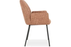 Eetkamerstoelen-Eleonora Meubelen Eetkamerstoel 96339 rood Indy