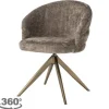 Outlet Eetkamerstoel 212409 Stone Chenille Zendaya Eetkamerstoelen
