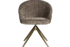 Outlet Eetkamerstoel 212409 Stone Chenille Zendaya Eetkamerstoelen