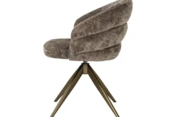 Outlet Eetkamerstoel 212409 Stone Chenille Zendaya Eetkamerstoelen
