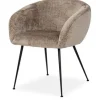Online Eetkamerstoel 211912 Taupe Chenille Ruby Eetkamerstoelen