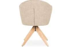 Online Eetkamerstoel 96345 taupe Connor Eetkamerstoelen