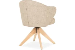Online Eetkamerstoel 96345 taupe Connor Eetkamerstoelen