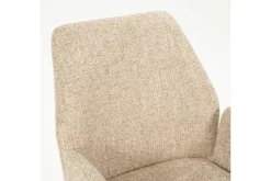 Eetkamerstoelen-Eleonora Meubelen Eetkamerstoel 96337 taupe Indy