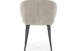 Eetkamerstoelen-Eleonora Meubelen Eetkamerstoel - taupe Savoir | 95932 Fleur