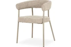 Eetkamerstoelen-By-Boo Eetkamerstoel 250028 taupe Yovi