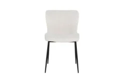 Eetkamerstoelen-Richmond Interiors Eetkamerstoel 210624 White Bouclé Darby