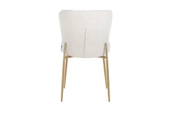 Eetkamerstoelen-Richmond Interiors Eetkamerstoel 210623 White Bouclé Odessa