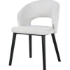 Eetkamerstoelen-Richmond Interiors Eetkamerstoel 211066 White Bouclé Savoy