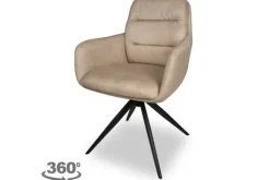 Eetkamerstoelen-Olijk Eetkamerstoel - Zorro Sand Jeske