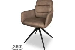 Clearance Eetkamerstoel - Zorro Taupe Jeske Eetkamerstoelen