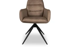 Clearance Eetkamerstoel - Zorro Taupe Jeske Eetkamerstoelen