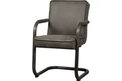 Eetkamerstoelen-Tower Living Eetkamerstoel Anthracite Volano