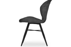 Eetkamerstoelen-Olijk Eetkamerstoel Anthracite Daphna