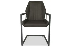 Outlet Eetkamerstoel antraciet Cara Eetkamerstoelen