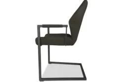 Outlet Eetkamerstoel antraciet Cara Eetkamerstoelen