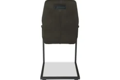 Outlet Eetkamerstoel antraciet Cara Eetkamerstoelen