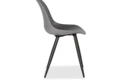 Eetkamerstoelen-Label51 Eetkamerstoel Antraciet FF-45.015 Monza