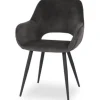 Eetkamerstoelen-Label51 Eetkamerstoel Antraciet IH-50.134 Fer