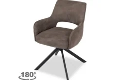 Hot Eetkamerstoel Atlanta 06 taupe Sonja Eetkamerstoelen