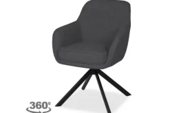 Online Eetkamerstoel Baltic 0225 antraciet Irene Eetkamerstoelen