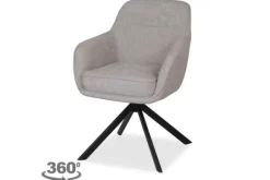 Eetkamerstoelen-Wowen Eetkamerstoel Baltic 0025 Grijs Irene