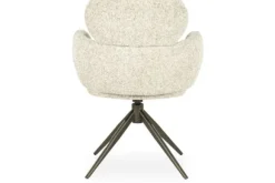 Eetkamerstoelen-Eleonora Meubelen Eetkamerstoel Beige 96502 Darcio