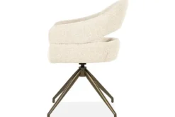 Clearance Eetkamerstoel Beige 96456 Hailey Eetkamerstoelen