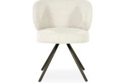 Eetkamerstoelen-Eleonora Meubelen Eetkamerstoel Beige 96461 Jayson