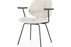 Eetkamerstoelen-Eleonora Meubelen Eetkamerstoel Beige 95985 Jon