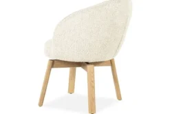 Eetkamerstoelen-Eleonora Meubelen Eetkamerstoel Beige 96466 Livia