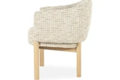 Eetkamerstoelen-Eleonora Meubelen Eetkamerstoel Beige 96464 Micha