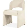 Eetkamerstoelen-Eleonora Meubelen Eetkamerstoel Beige 96432 Odette