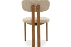 Eetkamerstoelen-Studio Japandi Eetkamerstoel Beige Naturel Lynja