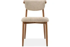Eetkamerstoelen-Studio Japandi Eetkamerstoel Beige Naturel Kaita