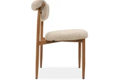 Eetkamerstoelen-Studio Japandi Eetkamerstoel Beige Naturel Kaita