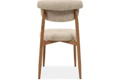 Eetkamerstoelen-Studio Japandi Eetkamerstoel Beige Naturel Kaita