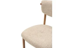 Eetkamerstoelen-Studio Japandi Eetkamerstoel Beige Naturel Kaita