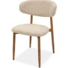 Eetkamerstoelen-Studio Japandi Eetkamerstoel Beige Naturel Kumo