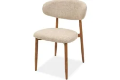 Eetkamerstoelen-Studio Japandi Eetkamerstoel Beige Naturel Kumo