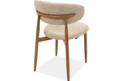 Eetkamerstoelen-Studio Japandi Eetkamerstoel Beige Naturel Kumo