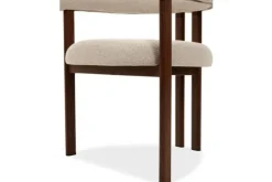 Sale Eetkamerstoel Beige Walnut Takumi Eetkamerstoelen