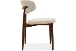 Eetkamerstoelen-Studio Japandi Eetkamerstoel Beige Walnut Kumo