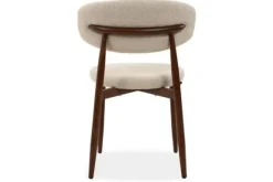 Eetkamerstoelen-Studio Japandi Eetkamerstoel Beige Walnut Kumo
