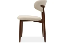 Eetkamerstoelen-Studio Japandi Eetkamerstoel Beige Walnut Kumo