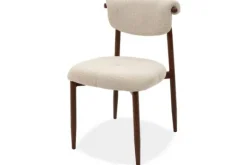 Eetkamerstoelen-Studio Japandi Eetkamerstoel Beige Walnut Kaita