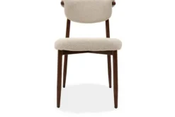 Eetkamerstoelen-Studio Japandi Eetkamerstoel Beige Walnut Kaita